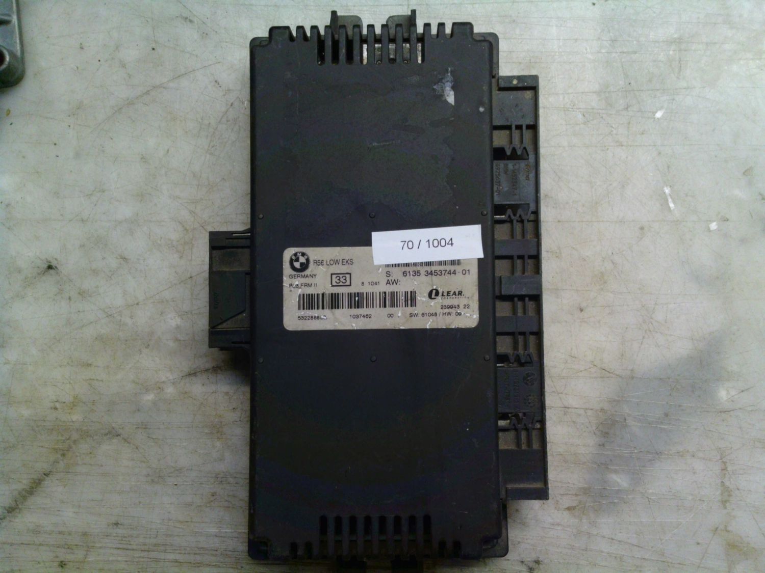 70-1004 Centralina Modulo Confort Lear 6135 3453744-01 6135345374401 R56 LOW EKS PL3 FRM II Mini Cooper 70-1004 Centralina Modulo Confort Lear 6135 3453744-01 6135345374401 R56 LOW EKS PL3 FRM II Mini Cooper