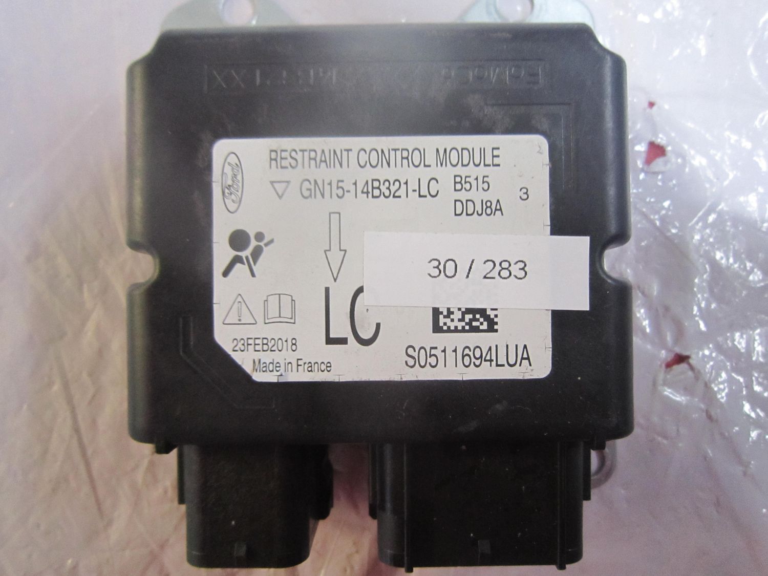 30-283 Centralina Airbag Ford GN15-14B321-LC GN1514B321LC B515 DDJ8A   Ford  Ecosport