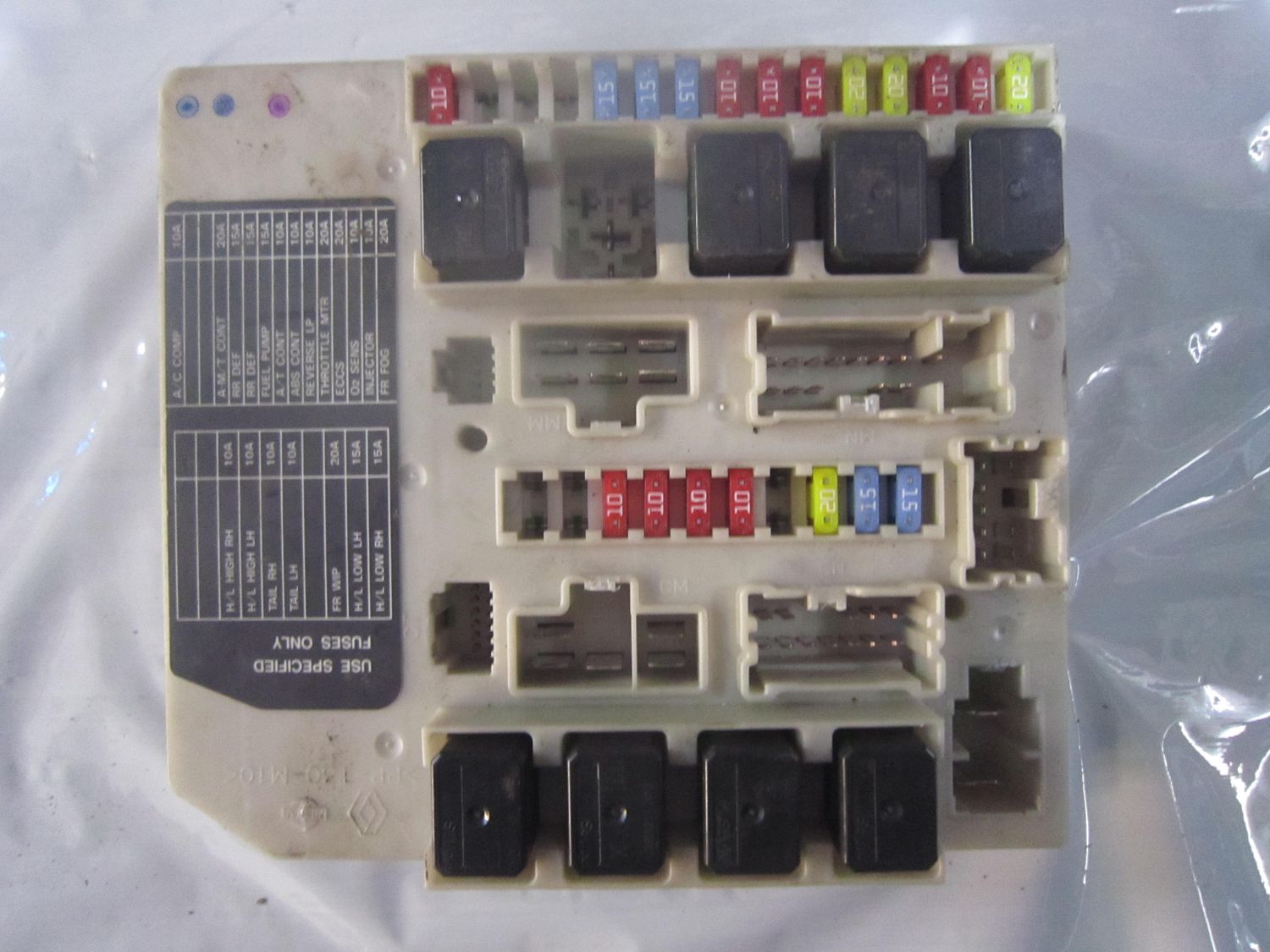 60-172 Scatola Fusibili Nissan 284B7AX61A   R2993 6H23   Nissan  Micra