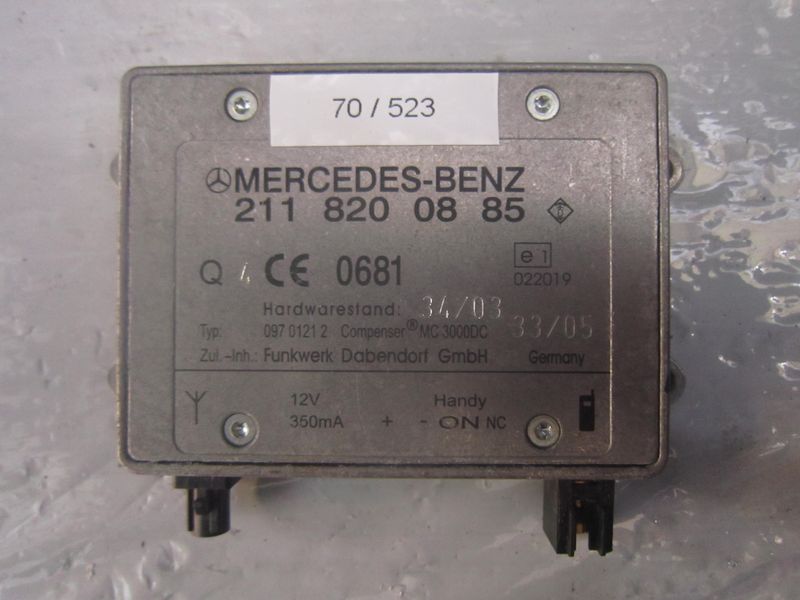 70-523 Modulo Antenna Mercedes 211 820 08 85 2118200885 097 0121 2    Mercedes  Classe C
