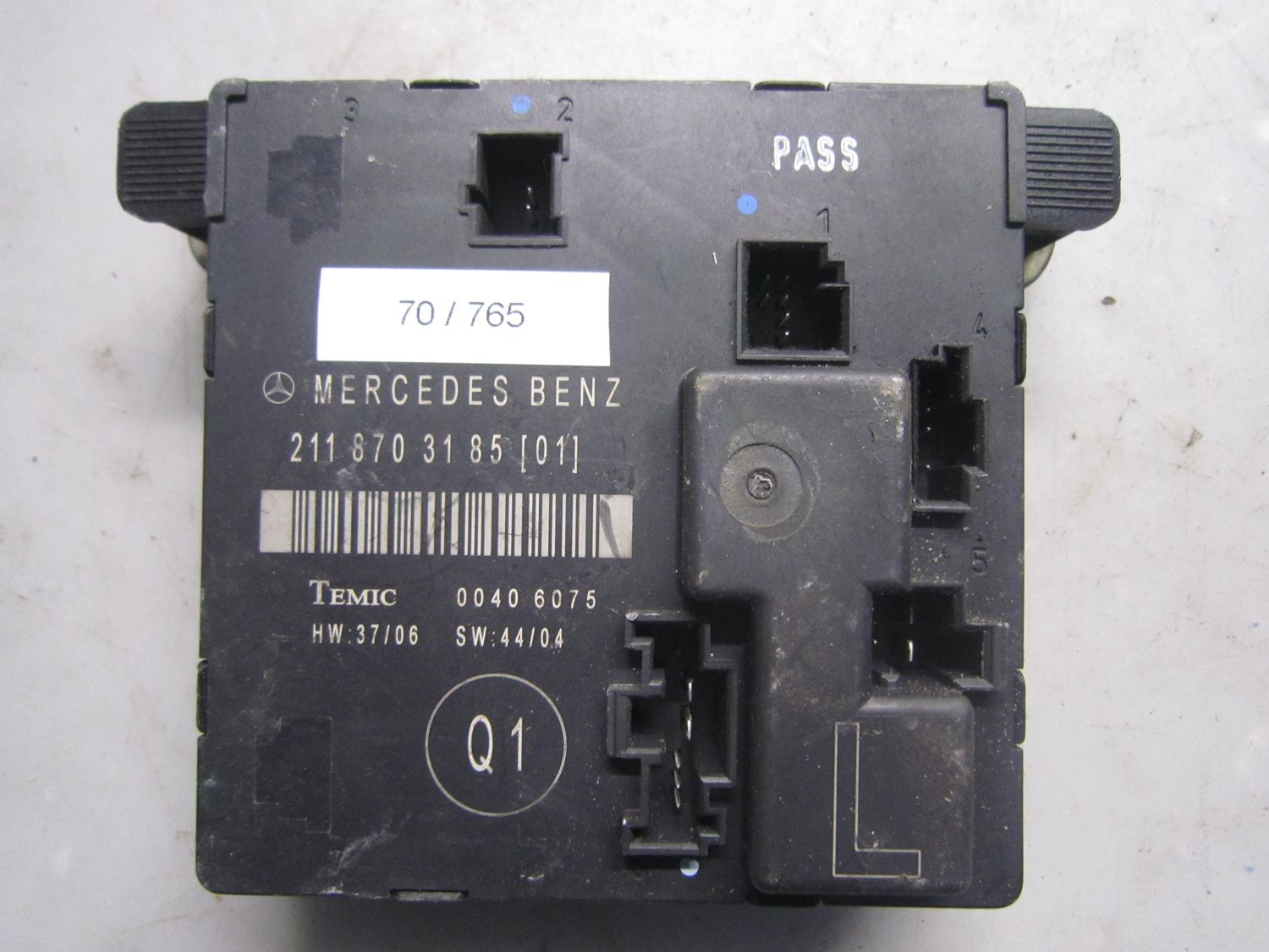 70-765 Centralina Porte Temic 211 870 31 85 2118703185 0040 6075 MERCEDES CLASSE E 70-765 Centralina Porte Temic 211 870 31 85 2118703185 0040 6075 MERCEDES CLASSE E