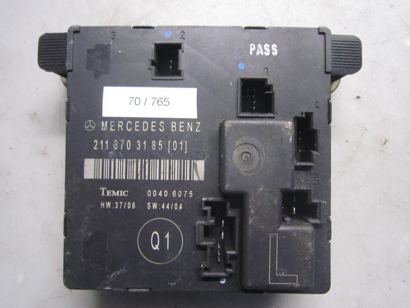 70-765 Centralina Porte Temic 211 870 31 85 2118703185 0040 6075    MERCEDES  CLASSE E