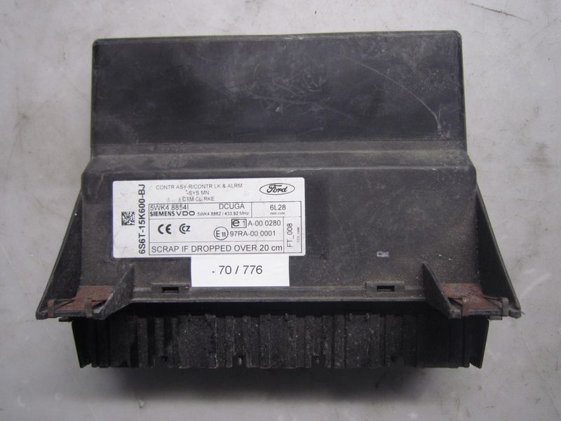 70-776 Centralina Porte Ford 5WK4 8854I 5WK48854I 6S6T-15K600-BJ DCUGA 6L28  Ford  Fiesta