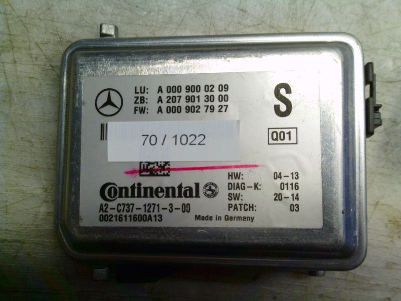 70-1022 Modulo Telecamera Continental A2-C737-1271-3-00 A2C7371271300 A 000 900 02 09 A 207 901 30 00 A 000 902 79 27  MERCEDES  VARIE