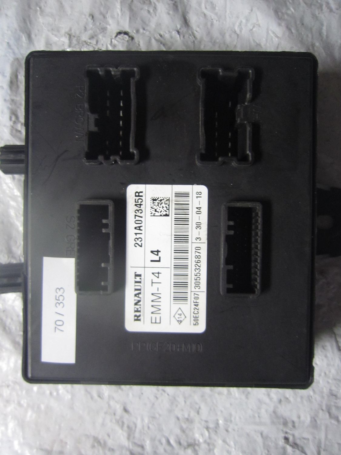 70-353 Modulo Controllo Bcm Smart EMM-T4 EMMT4 231A07345R L4   Smart  Varie