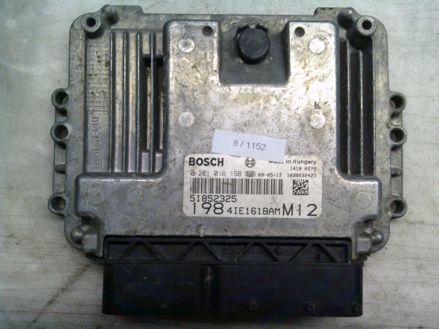 8-1152 Centralina Motore Bosch 0 281 016 198 0281016198 51852325 1039S32423 198 4IE161BAM M12  FIAT Diesel Bravo_Brava