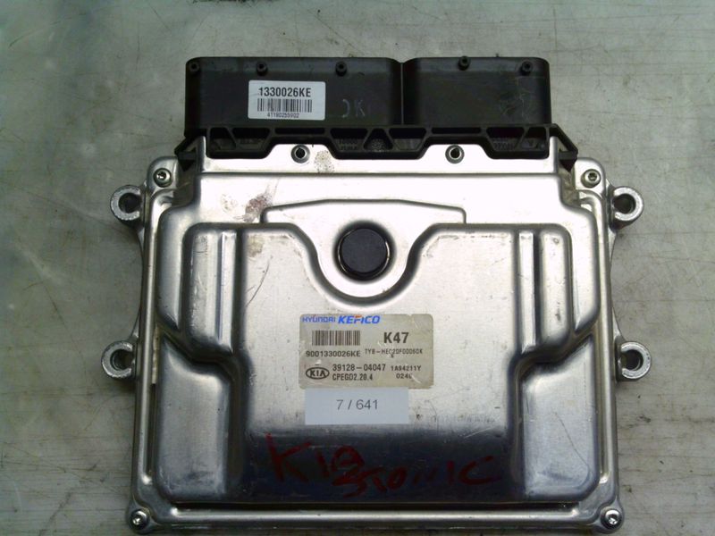 7-641 Centralina Motore Kefico 39128-04047 3912804047 9001330026KE K47 CPEGD2.20.4  KIA Benzina STONIC