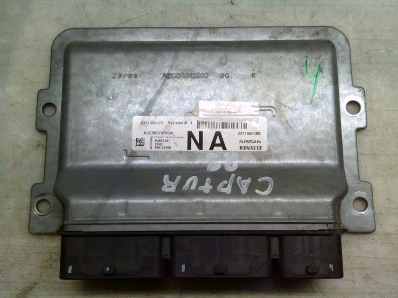 7-644 Centralina Motore Vitesco Techologies 237106047S   237106048S A3C0557970001 EMS 3141  DACIA Benzina Duster