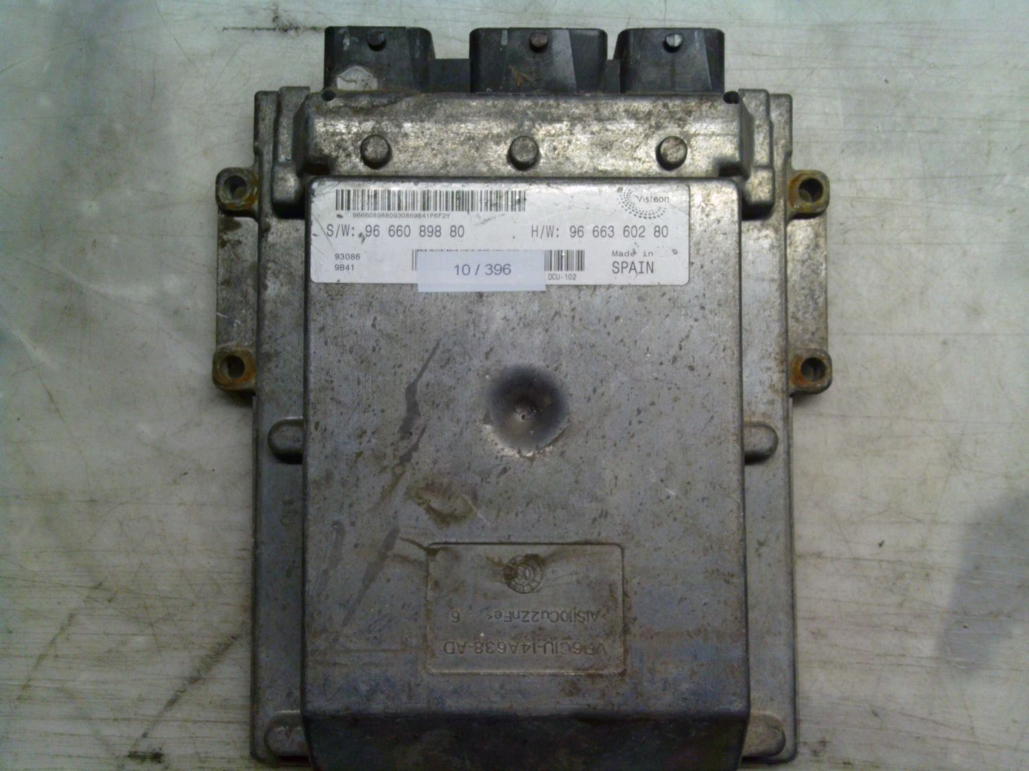 10-396 Centralina Motore Visteon VP6C1U-14A638-AD VP6C1U14A638AD 96 660 898 80 96 663 602 80 DCU-102  FORD Diesel TRANSIT