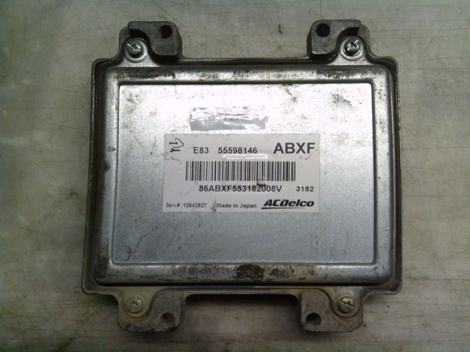 13-278 Centralina Motore Acdelco 55598146   12642927 ABXF  E83 OPEL Benzina Corsa