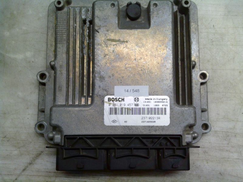 14-548 Centralina Motore Bosch 0 281 019 457 0281019457 237102213R 1039S59216 237102553R  DACIA Diesel Sandero