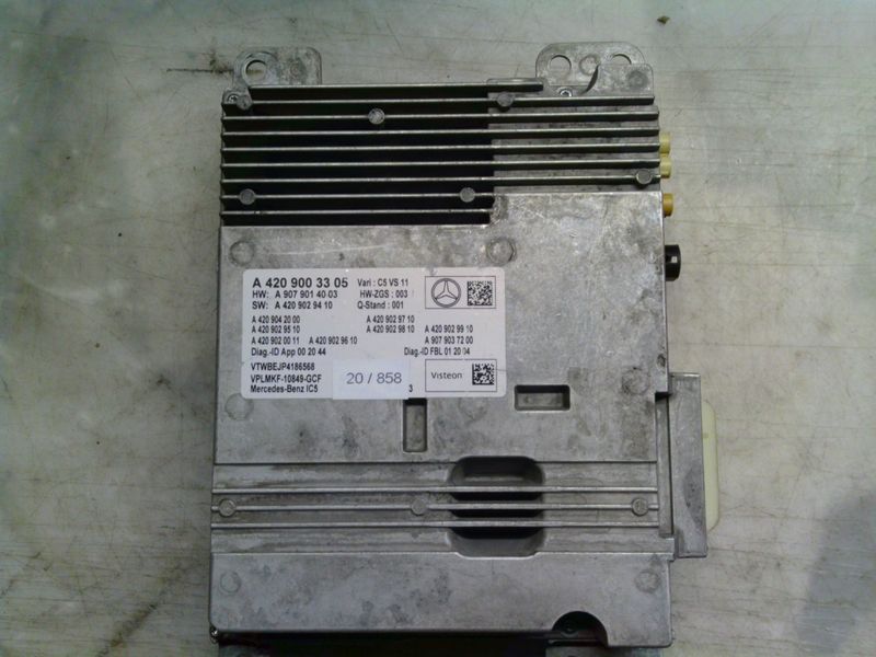 20-858 Navigatore Visteon A 420 900 33 05 A4209003305 A 907 901 40 03 C5 VS 11 HW-ZGS : 003  MERCEDES  SPRINTER