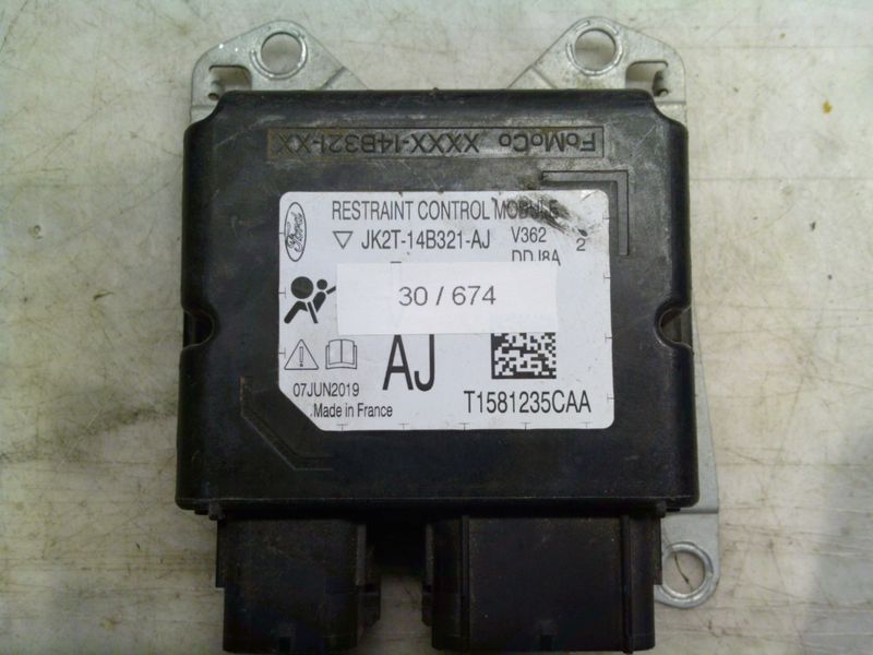 30-674 Centralina Airbag Fomoco JK2T-14B321-AJ JK2T14B321AJ V362 DDJ8A AJ  FORD  Transit