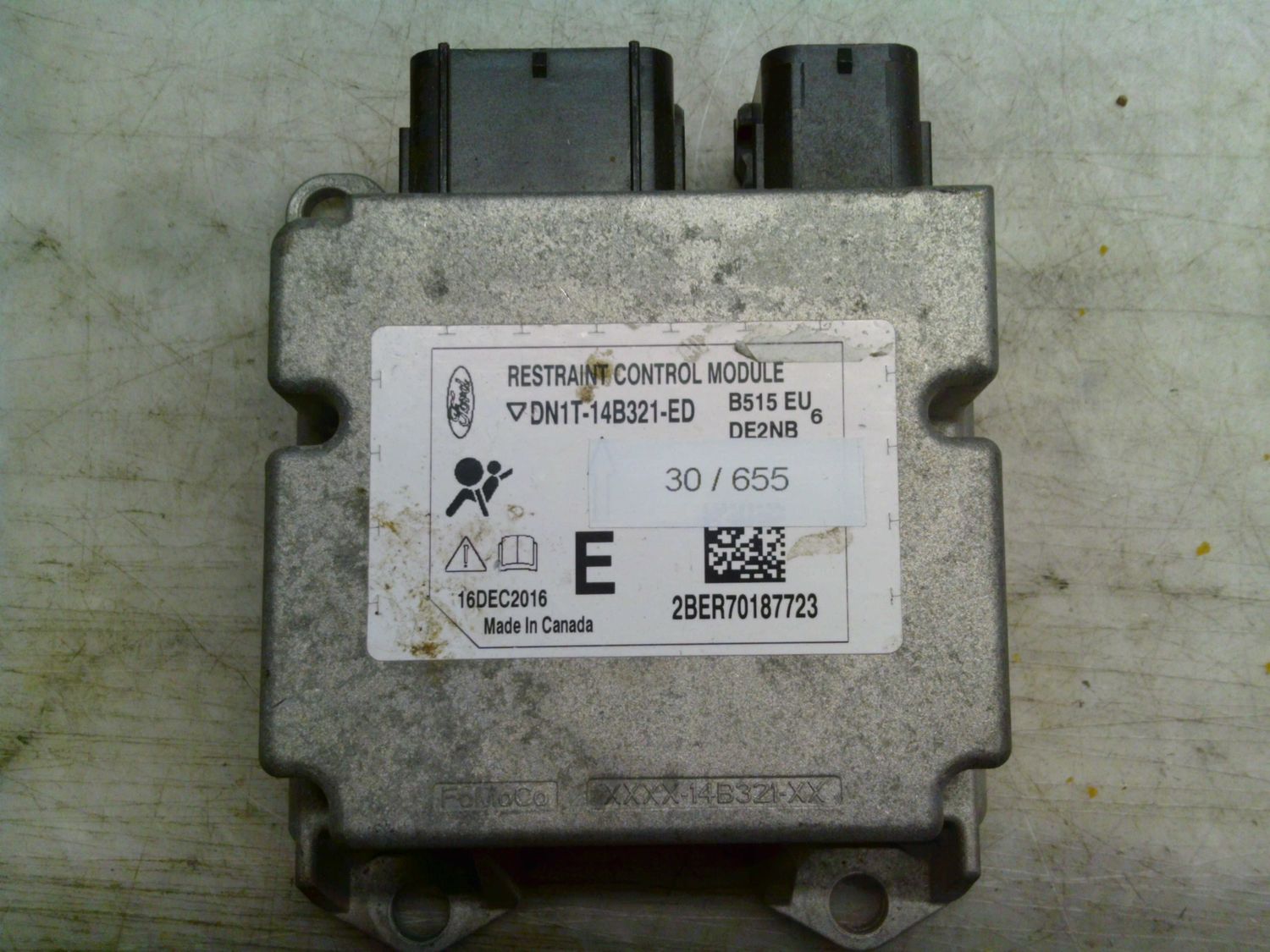 30-655 Centralina Airbag Fomoco DN1T-14B321-ED DN1T14B321ED B515 DE2NB   FORD  Ecosport