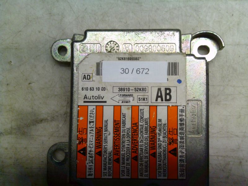 30-672 Centralina Airbag Autoliv 610 63 10 00 610631000 38910-52K80 51K1 AB  SUZUKI  Swift