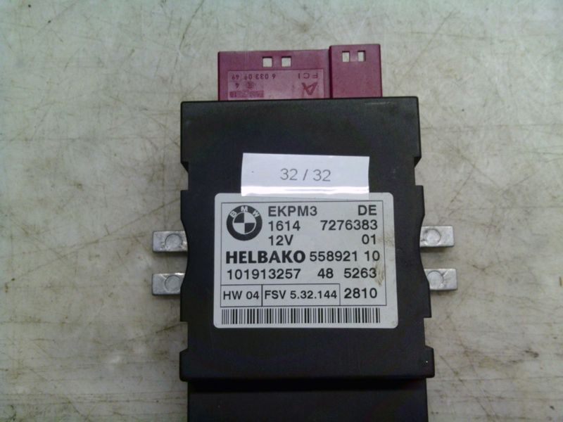 32-32 Centralina Pompa Alimentazione Helbako EKPM3   558921 10 HW : 04 SW : 5.32.144  BMW Diesel X 1