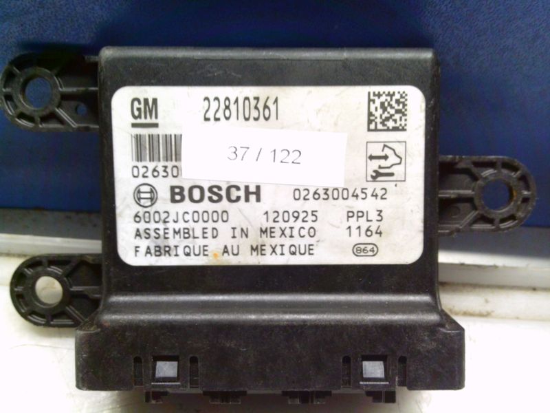 37-122 Centralina sensori parcheggio Bosch 0 263 004 542 0263004542 22810361 120925   OPEL  Astra