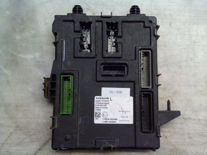 50-806 Body Computer Continental 284B1 4CB0A 284B14CB0A S180192102E A2C32559700    NISSAN  Varie