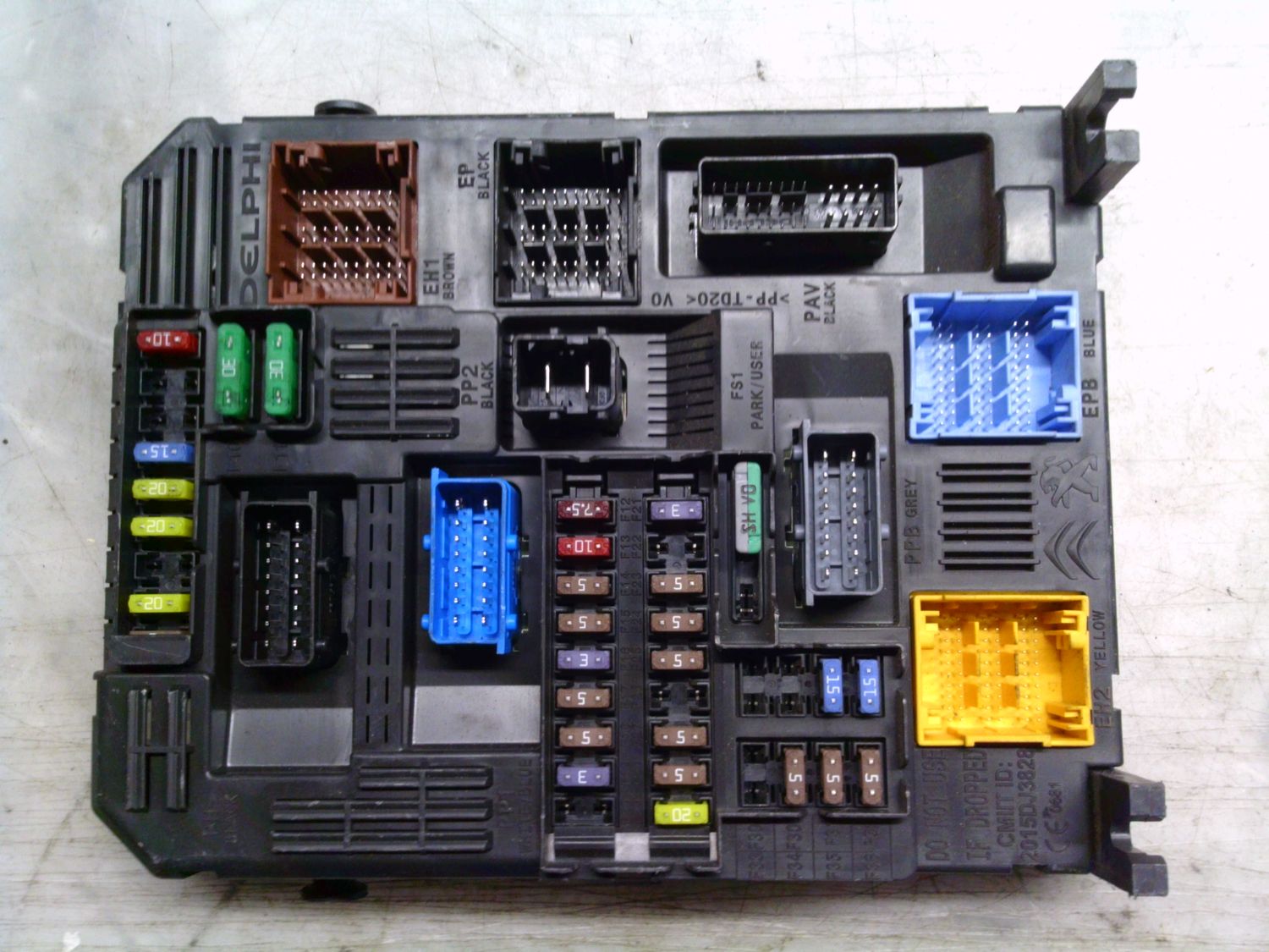 50-804 Body Computer Delphi 9819851180-01 981985118001 28550122 BSI-EL1-CEM00 DHW: D5 SW: 4.04 CITROEN Benzina C 3