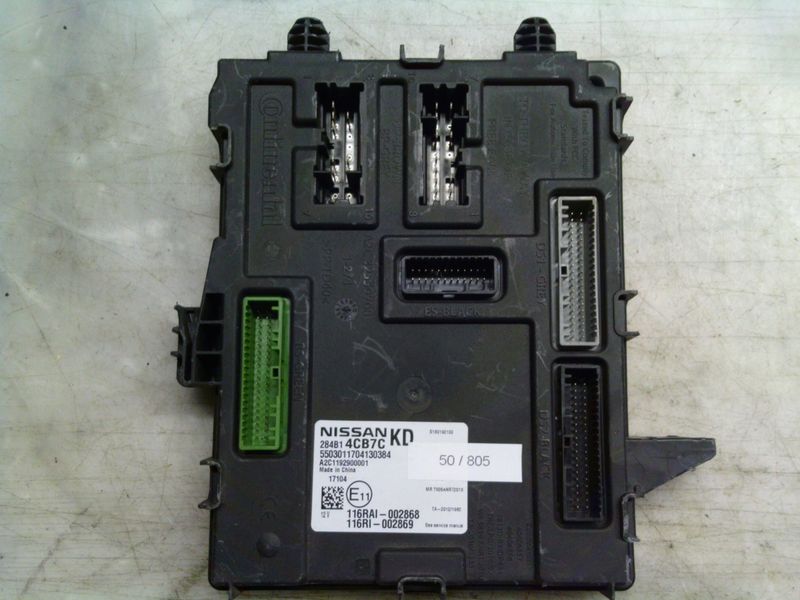 50-805 Body Computer Continental 284B1 4CB7C 284B14CB7C S180192100 A2C1192900001 A2C32559700  NISSAN  Varie