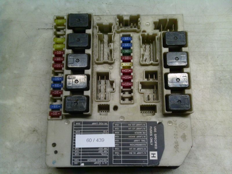 60-439 Scatola Fusibili Nissan 284B7AX620   4J08    NISSAN  Micra