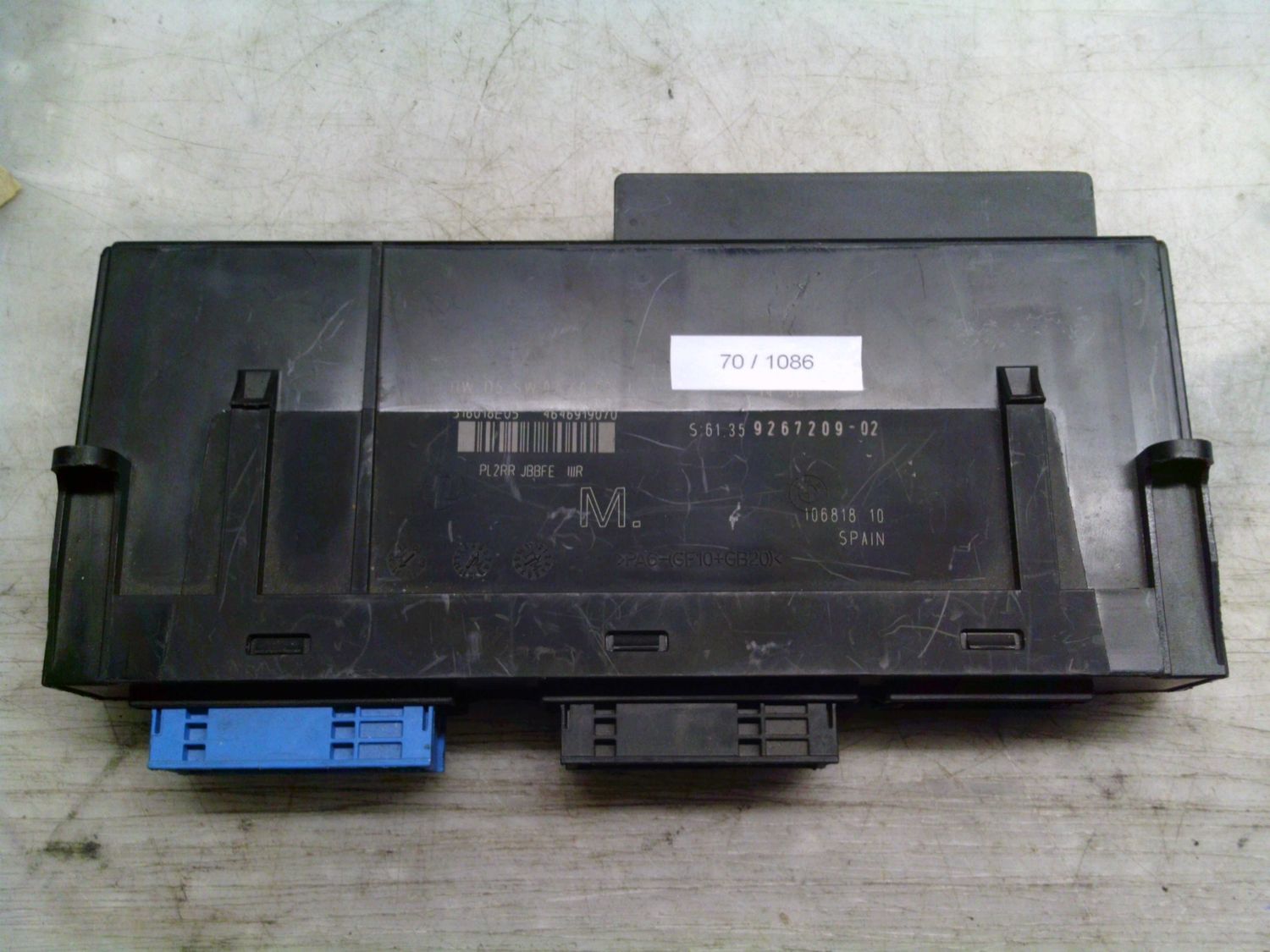 70-1086 Centralina Modulo Confort Lear 6135 9267209-02 6135926720902 516018E05 PL2RR JBBFE M  BMW  Serie 3