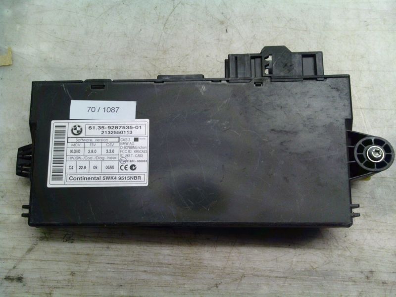 70-1087 Centralina Modulo Confort Continental 5WK4 9515NBR 5WK49515NBR 61.35-9287535-01 2132550113 CAS 3  BMW  Serie X