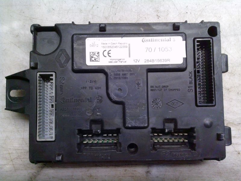 70-1053 Centralina Modulo Confort Continental A2C86184601   BCM T4 L3 284B15639R   RENAULT  Varie
