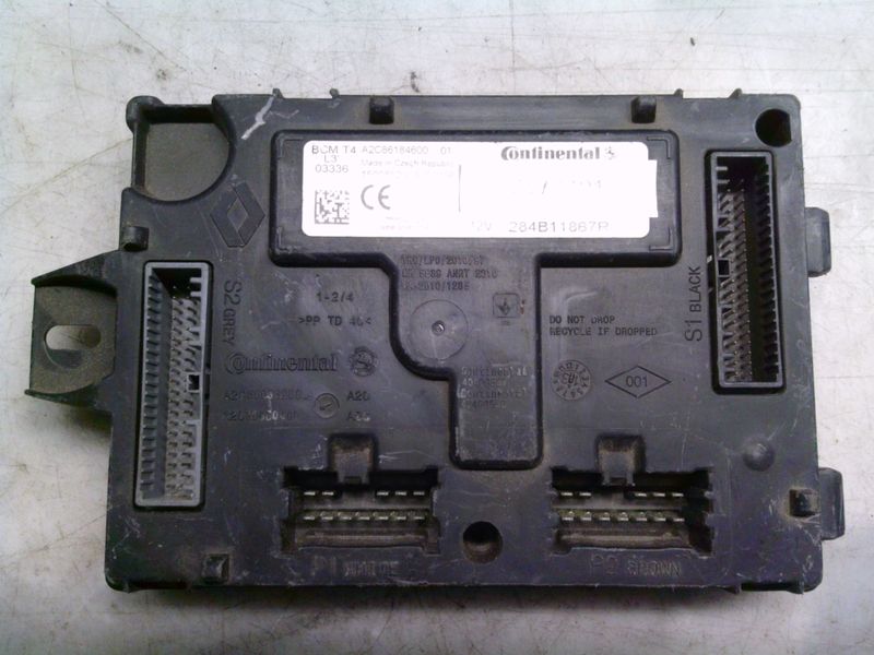 70-1101 Centralina Modulo Confort Continental A2C86184600   BCM T4 L3 284B11867R   RENAULT  Varie