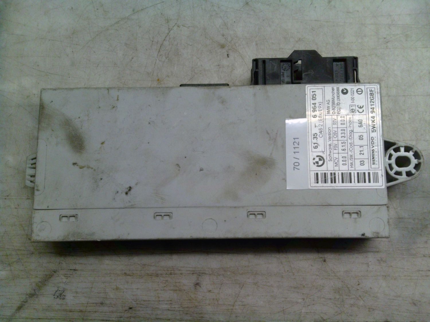 70-1121 Centralina Modulo Confort Siemens 5WK4 9412GBF 5WK49412GBF 61.35-6 964 051 CAS 2(E8X/E9X) CAS 2  BMW  Serie 3