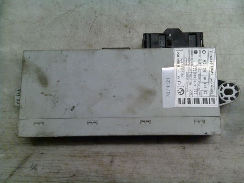 70-1121 Centralina Modulo Confort Siemens 5WK4 9412GBF 5WK49412GBF 61.35-6 964 051 CAS 2(E8X/E9X) CAS 2  BMW  Serie 3