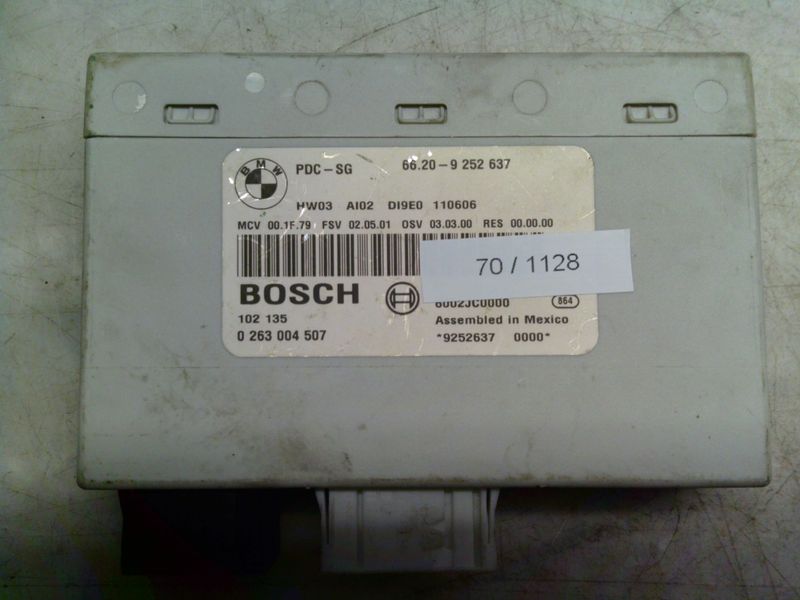 70-1128 Modulo Di Controllo Bosch 0 263 004 507 0263004507 PDC-SG 66.20-9252637   BMW  Varie