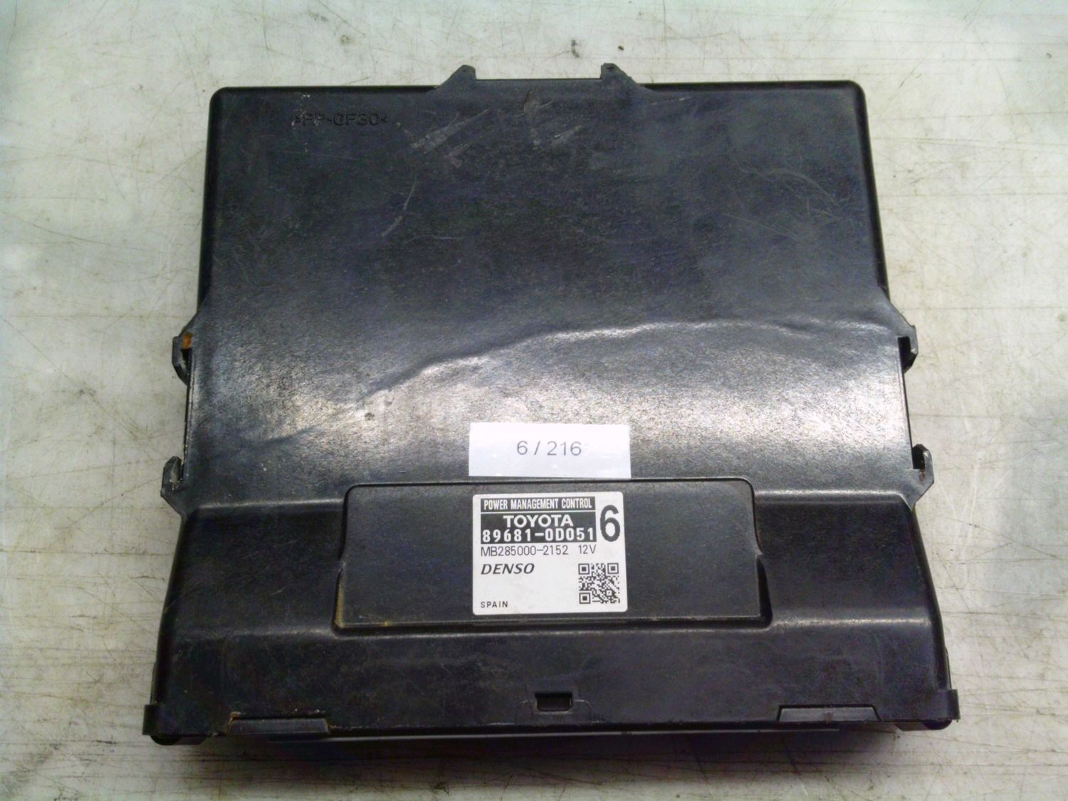 6-216 Centralina Motore Denso 89681-0D051 896810D051 MB285000-2152 6   TOYOTA Elettrica / Benzina YARIS