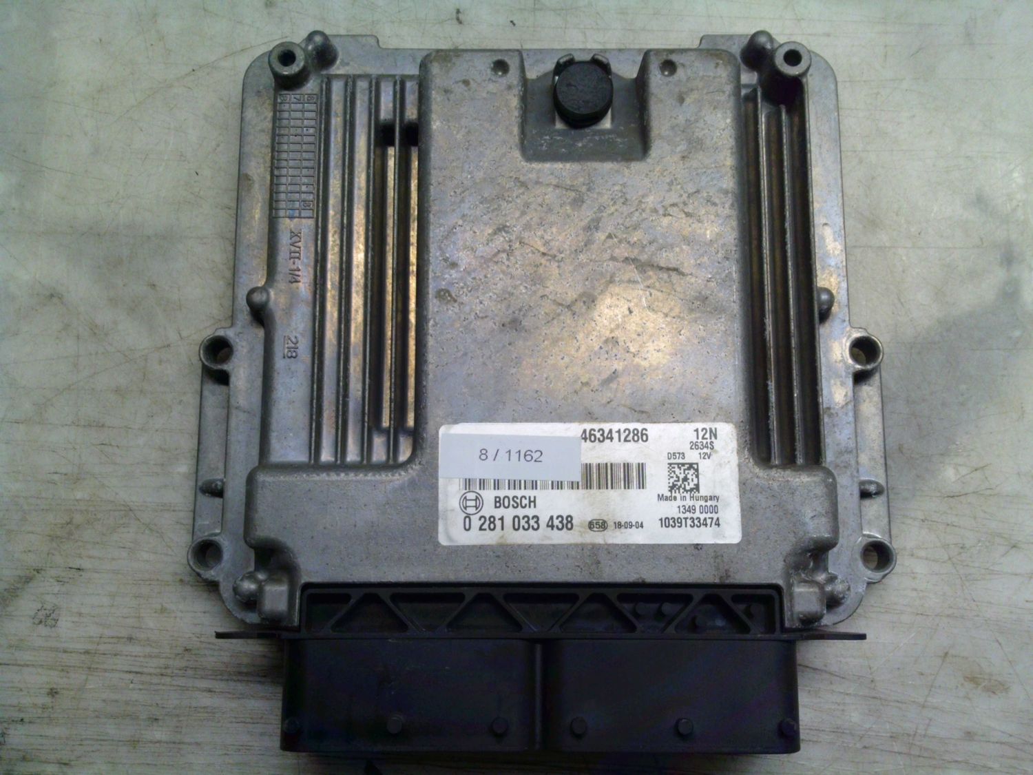 8-1162 Centralina Motore Bosch 0 281 033 438 0281033438 46341286 1039T33474 12N  FIAT Diesel DOBLO'