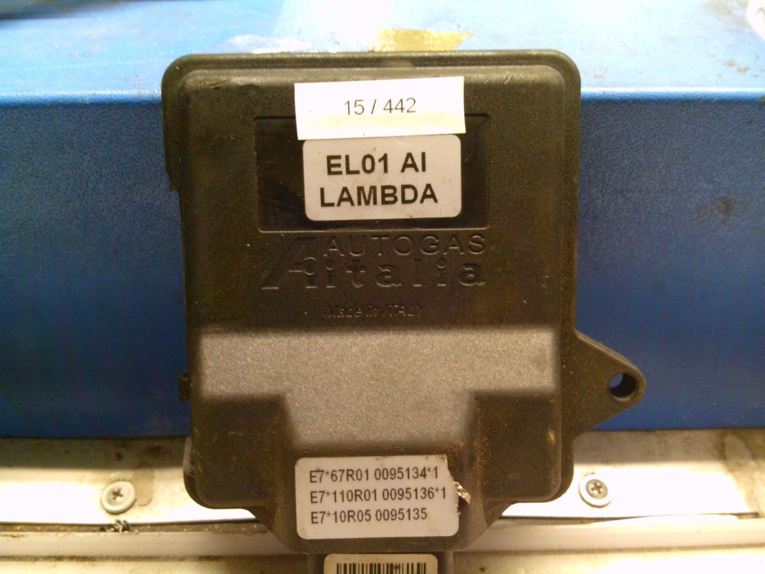 15-442 Centralina Gas Gpl Autogas Italia EL01 AI LAMBDA EL01AILAMBDA 67R01 00951341 110R01 00951361 10R05 0095135    Benzina / Gpl