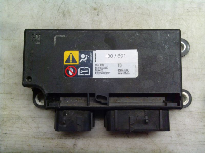 30-691 Centralina Airbag Gm 1359 3287 13593287 SDM30.12IMO     OPEL  Corsa