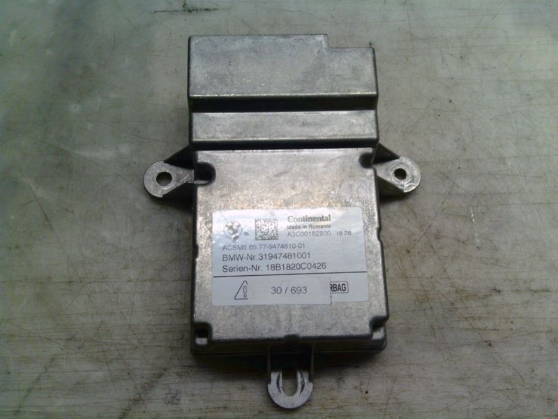 30-693 Centralina Airbag Trw 6577 9474810-01 6577947481001 31947481001 A3C00182800   BMW  VARIE