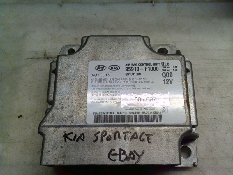 30-697 Centralina Airbag Delphi 95910-F1000 95910F1000 631601600 Q00 QLE  KIA  SPORTAGE