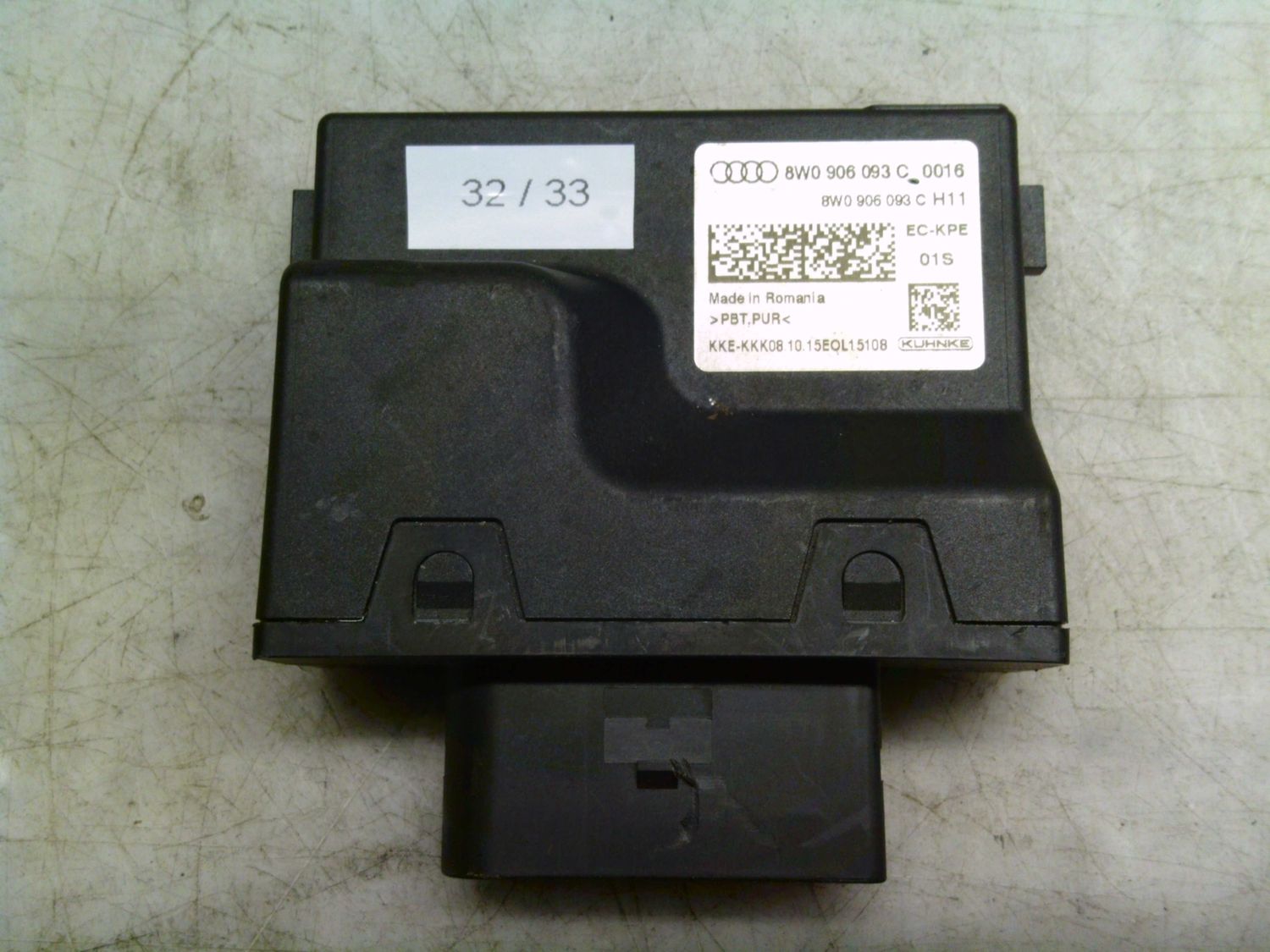 32-33 Centralina Pompa Alimentazione Kuhnke 8W0 906 093 C 8W0906093C H11 EC-KPE 01S  AUDI  A 4