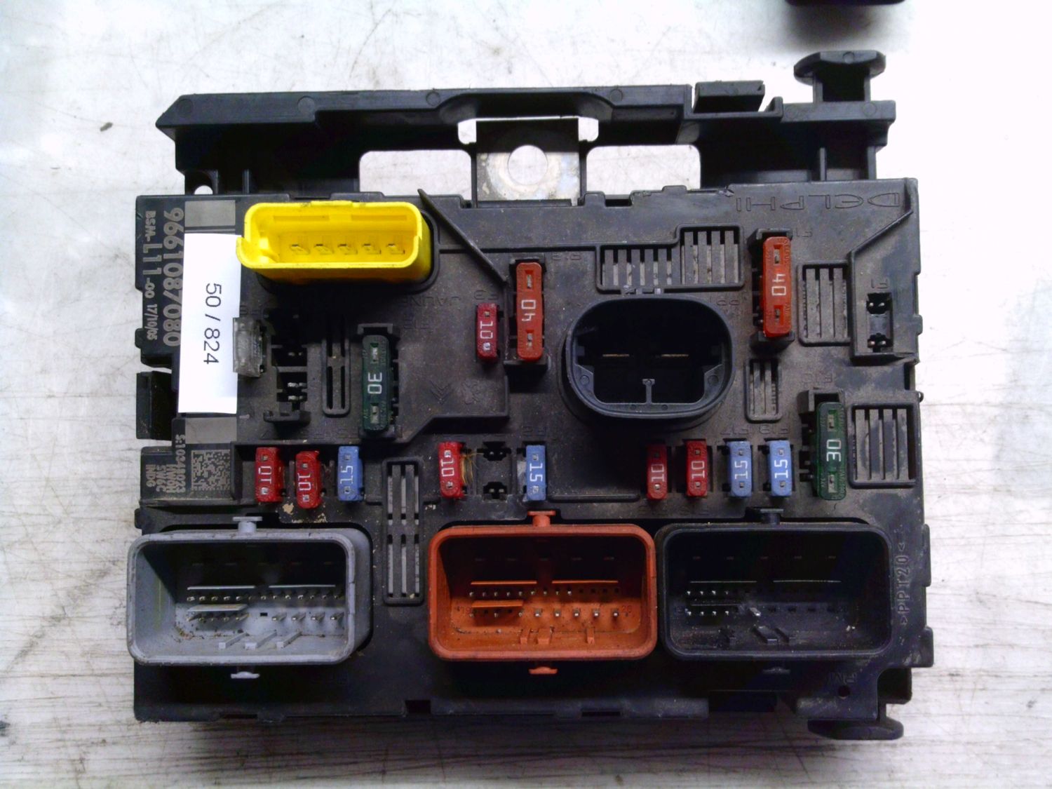 50-824 Body Computer Delphi 9661087080   BSM-L11-00    CITROEN  C 4