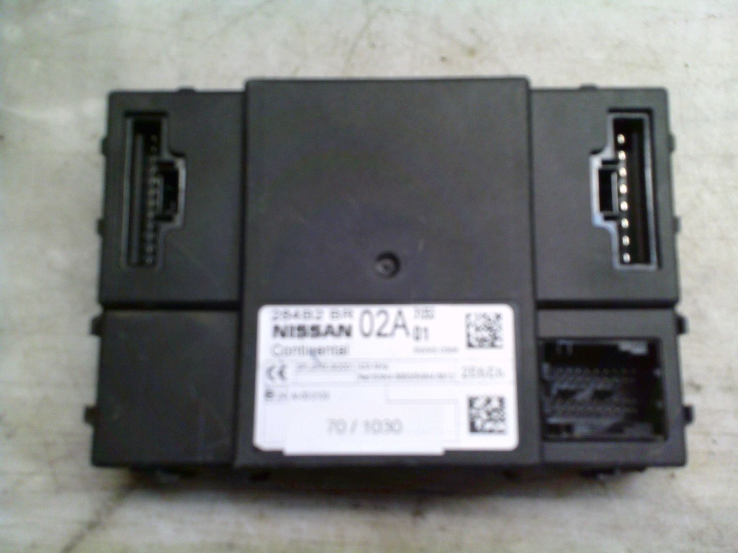 70-1030 Modulo Di Controllo Continental 284B2 BR 02A 284B2BR02A 5WK5 0368 31253   NISSAN  Qashqai
