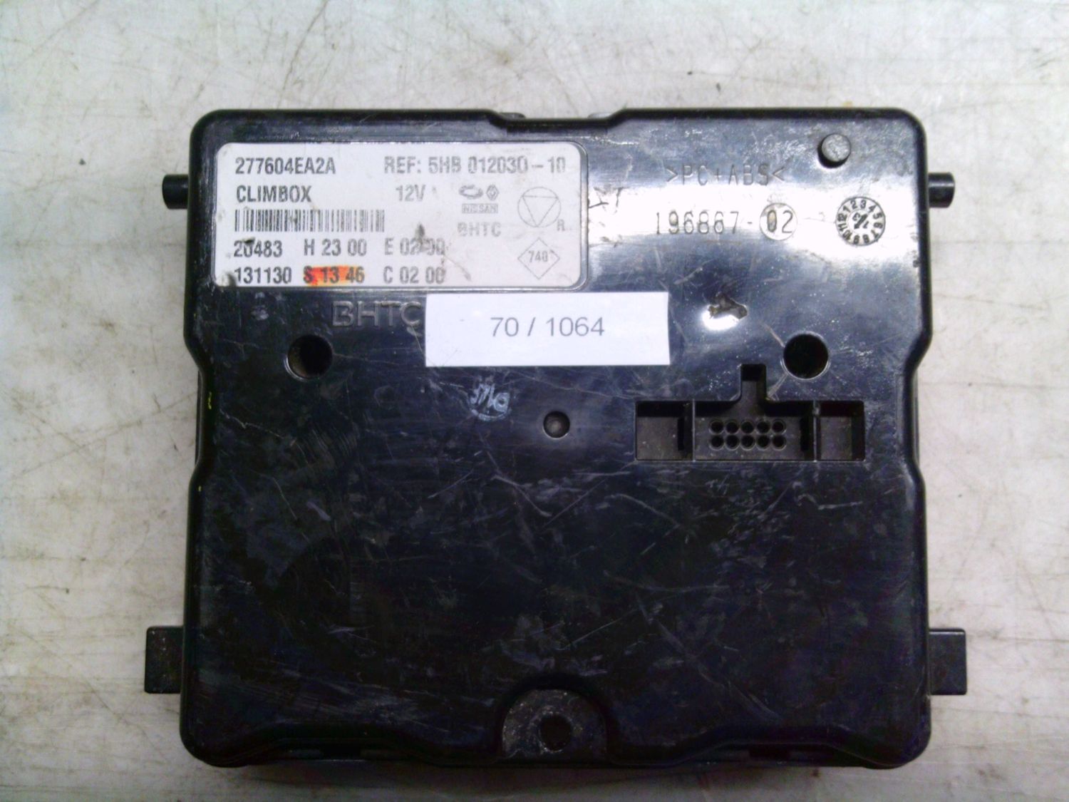 70-1064 Centralina Clima Nissan 277604EA2A   5HB 012030-10 CLIMBOX BHTC  NISSAN  QASHQAI
