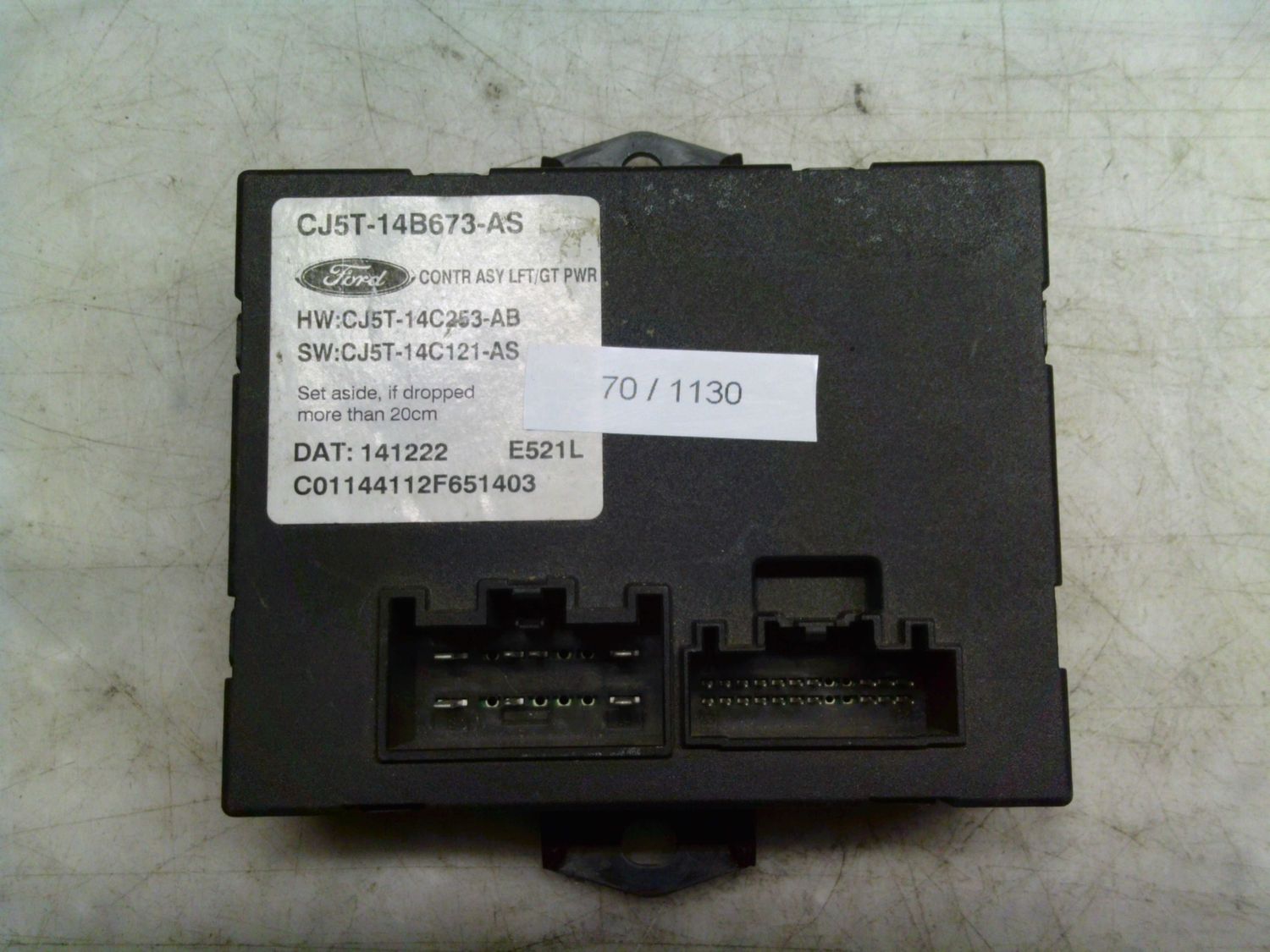 70-1130 Centralina Portellone Fomoco CJ5T-14B673-AS CJ5T14B673AS CJ5T-14C253-AB CJ5T-14C121-AS   FORD  KUGA