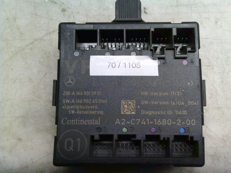 70-1108 Centralina Porte Continental A 166 900 43 02 A1669004302 A2-C741-1680-2-00    MERCEDES  GLA
