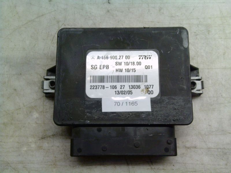 70-1165 Modulo Controllo Freno A Mano Trw A 166 900 27 00 A1669002700 223778-106 SW 10/18.00 HW 10/15  MERCEDES  Classe A
