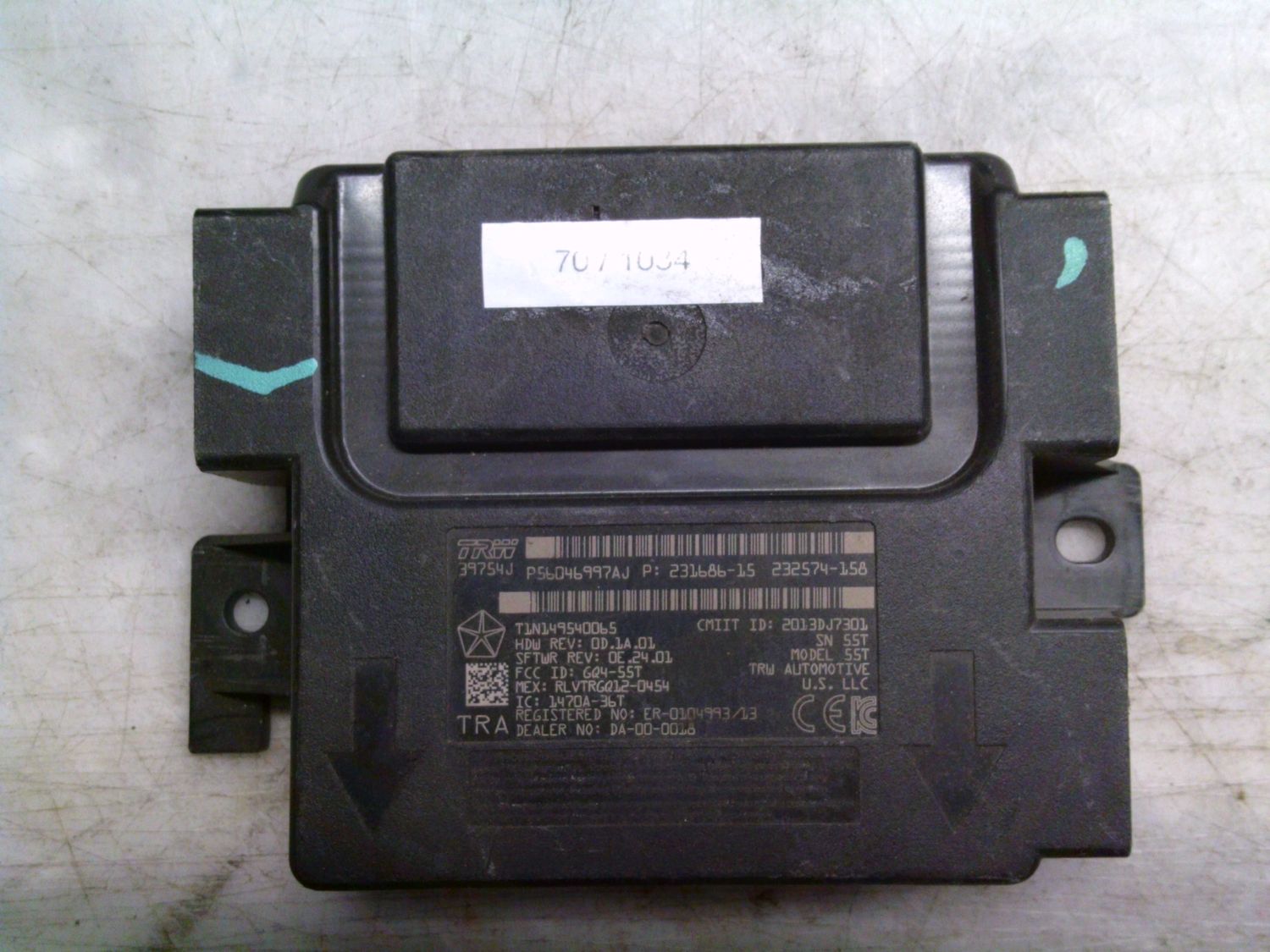 70-1034 Modulo di Controllo Trw P56046997AJ       JEEP  CHEROKEE