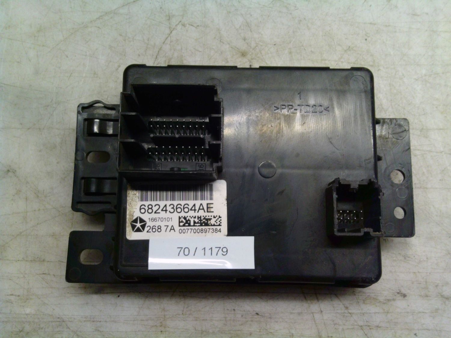 70-1179 Centralina Clima Chrysler 68243664AE   2687A    JEEP  COMPASS