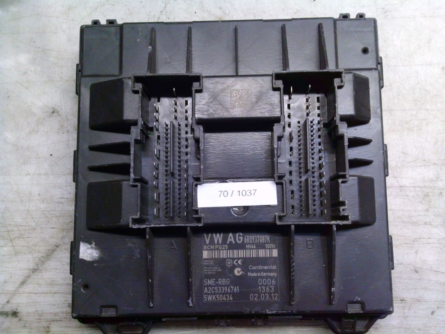 70-1037 Centralina Modulo Confort Continental 5WK50434   BCM PQ25 A2C53396761 SME-RGB  VOLKSWAGEN  Varie