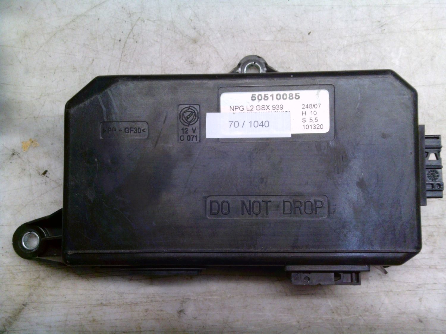 70-1040 Centralina Porte Alfa Romeo / Fiat / Lancia 50510085   NPG L2 GSX 939    ALFA ROMEO  159