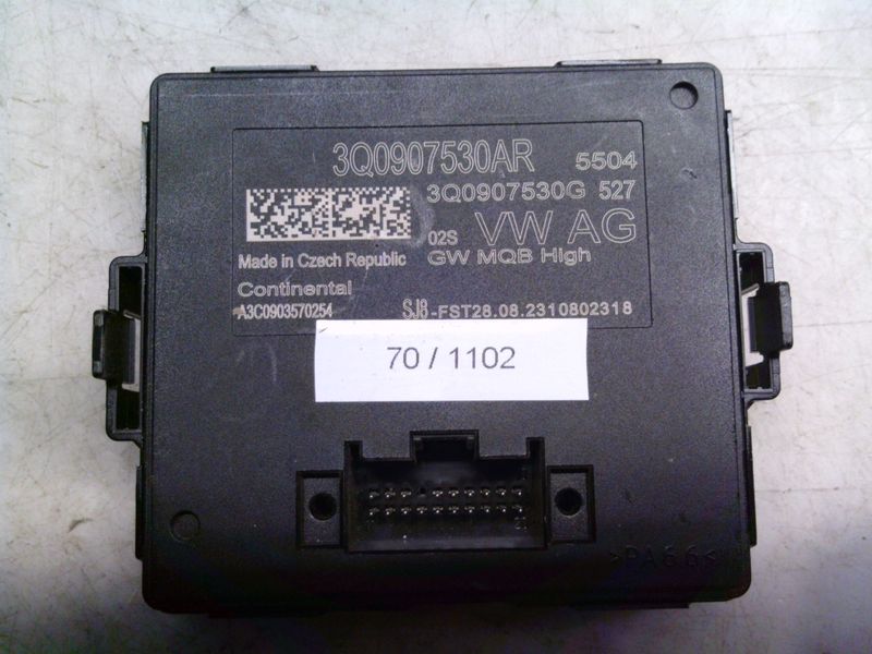 70-1102 Modulo Gateway Continental 3Q0907530G   A3C0903570254 SJ8-FST28.08.2310802318   VOLKSWAGEN  Varie